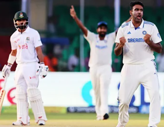 India's victory over Bangladesh in the second Test match, showcasing key performances and highlights from the match.